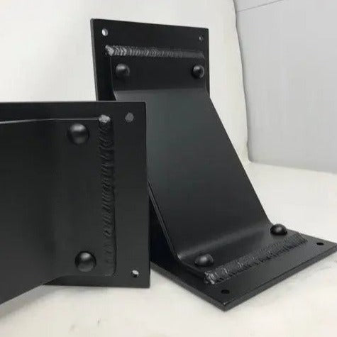 The Geneseo Bracket Supports Brackets/Corbels 6" Depth x 6" Wall Mount Length Finish Black Powder Coat | Industrial Farm Co