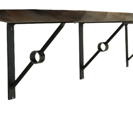 The Glen Cove Modern Shelf Support Shelf Support 6" Depth x 6" Wall Mount Length Finish Gold Powder Coat | Industrial Farm Co