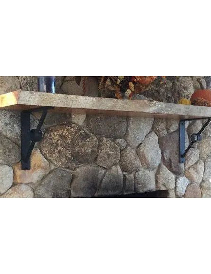 The Glen Cove Modern Shelf Support Shelf Support 7" Depth x 7" Wall Mount Length Finish Raw - Uncoated Metal | Industrial Farm Co
