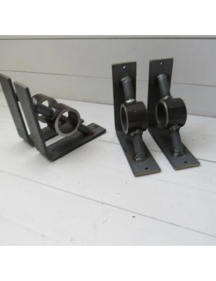 The Glen Cove Modern Shelf Support Shelf Support 7" Depth x 7" Wall Mount Length Finish Black Powder Coat | Industrial Farm Co