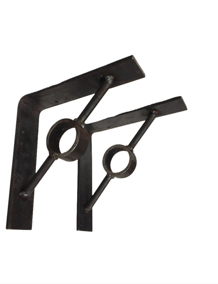 The Glen Cove Modern Shelf Support Shelf Support 7" Depth x 7" Wall Mount Length Finish Silver Powder Coat | Industrial Farm Co