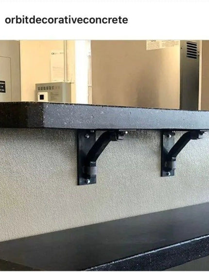 The Hornell Industrial Shelf Support Shelf Support 7" Depth x 7" Wall Mount Length Finish Raw - Uncoated Metal | Industrial Farm Co