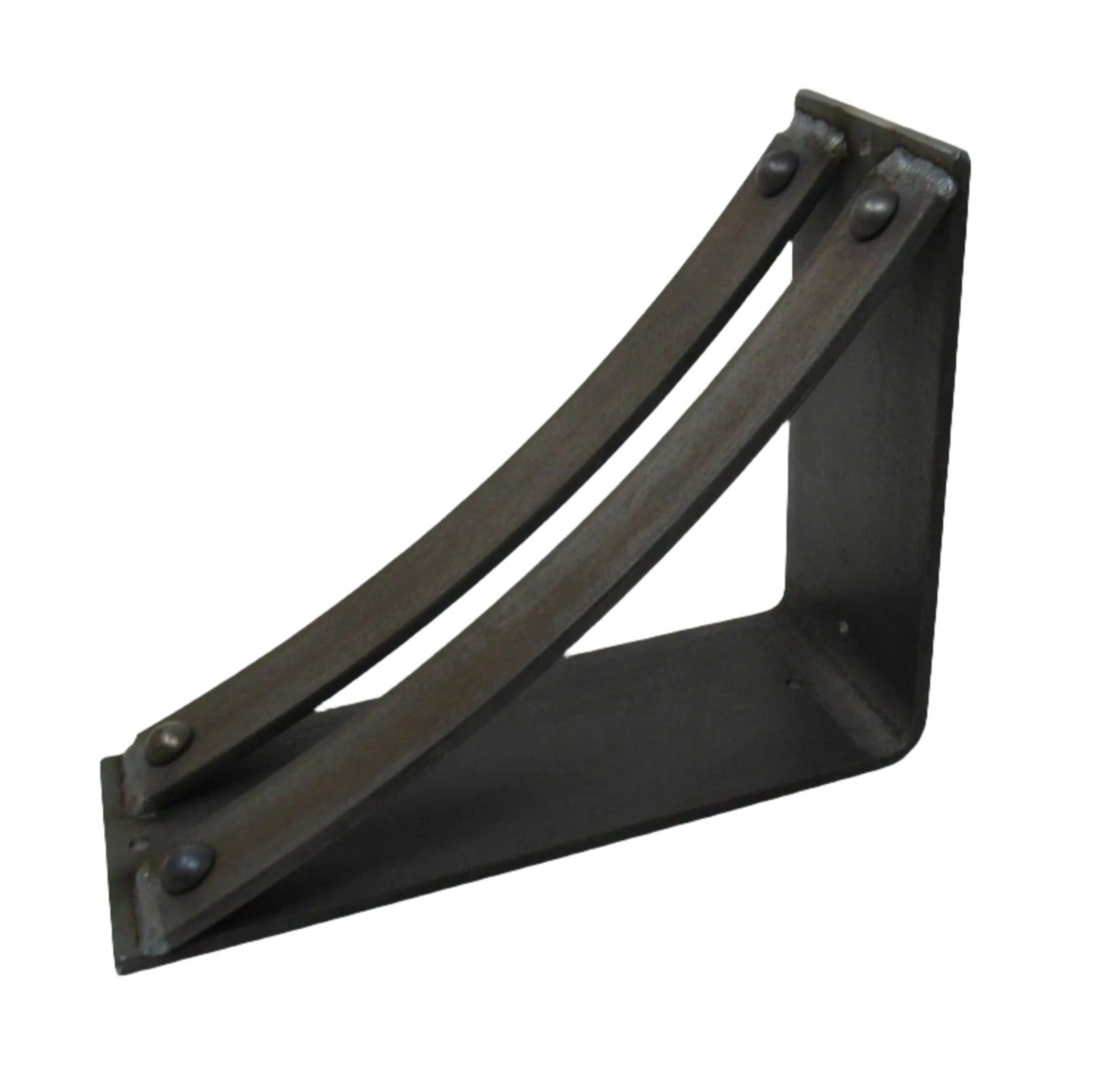 The Jamestown 4" Wide Shelf Bracket Brackets/Corbels 8" Depth x 8" Wall Mount Length Finish Copper Powder Coat | Industrial Farm Co