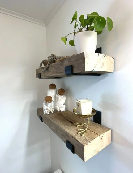 The Jane J Style Shelf Brackets Shelf Support 3"  Depth Finish Black Powder Coat | Industrial Farm Co