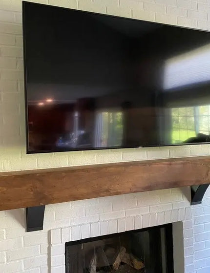 The Jeffery Style Shelf Bracket Brackets/Corbels 3" Depth x 8" Wall Mount Length Finish Gold Powder Coat | Industrial Farm Co