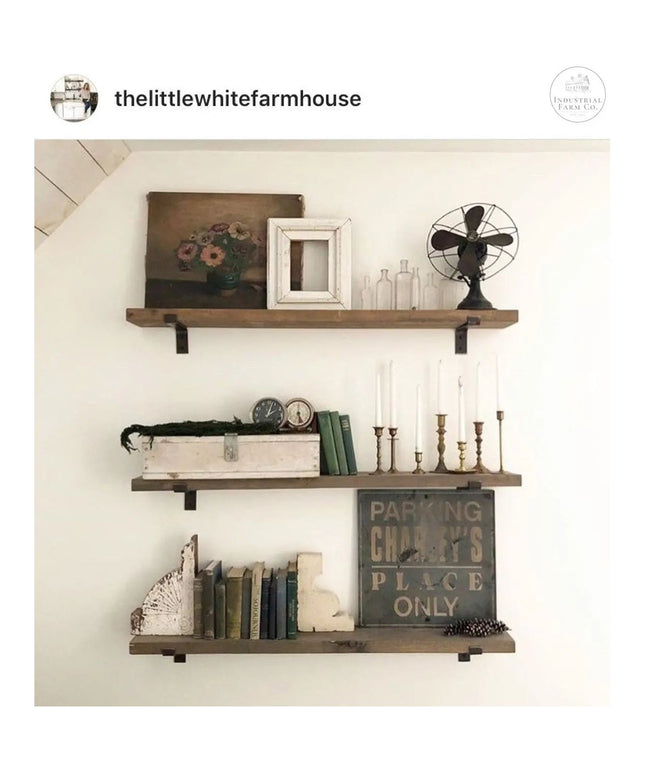 The KT Z Style Shelf Support Shelf Support 3"  Depth Finish Gold Powder Coat | Industrial Farm Co