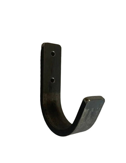 The Kenny Metal Wall Hooks Hook 1"  Wide Hook Finish Clear Coat | Industrial Farm Co