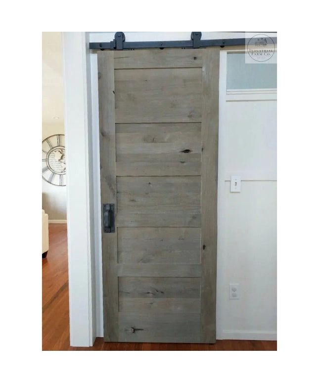 The Lockport Pull Door Handle/ Pull Clear Coat Flat Pushplate No Flat Pushplate | Industrial Farm Co