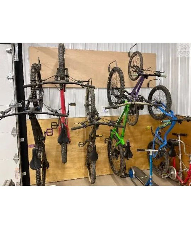 The Logan Wall Mounted Bike Rack Hook Regular Rim Finish Copper Powder Coat | Industrial Farm Co
