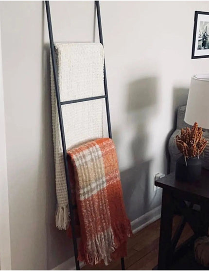 The Lynn Metal Ladder Decorative Ladder 4 ft Tall Style 14 In Wide | Industrial Farm Co