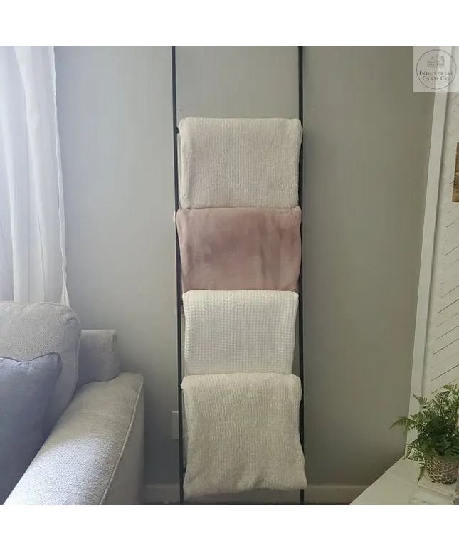 The Lynn Metal Ladder Decorative Ladder 4 ft Tall Style 18 In Wide | Industrial Farm Co