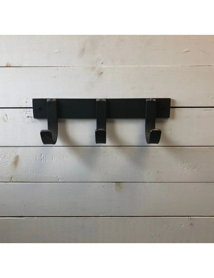 The Mary Style Handmade Coat Rack Coat Rack 10" Wall Mount Length Finish Black Powder Coat | Industrial Farm Co