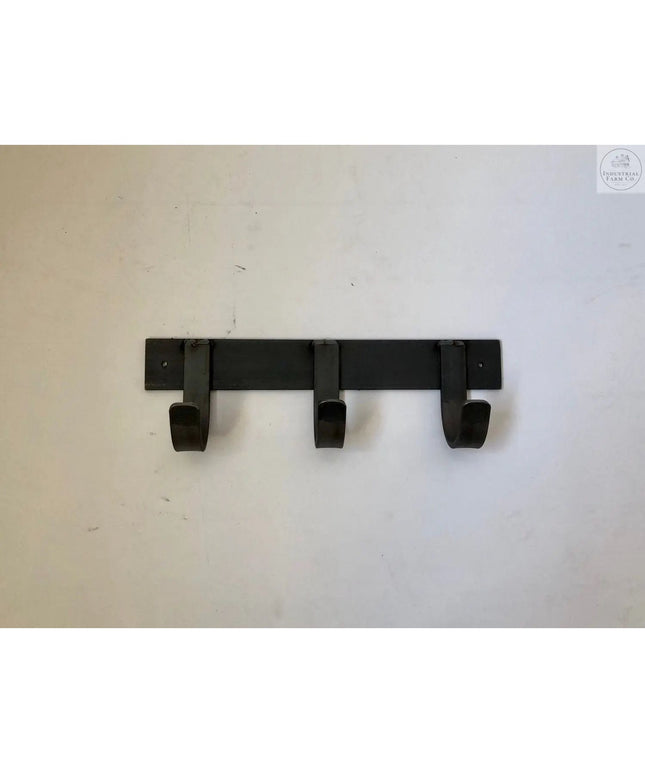 The Mary Style Handmade Coat Rack Coat Rack 10" Wall Mount Length Finish Silver Powder Coat | Industrial Farm Co