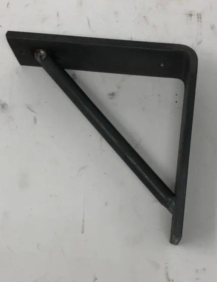 The Middletown L Shelf Support Shelf Support 5" Depth x 5" Wall Mount Length Finish Silver Powder Coat | Industrial Farm Co