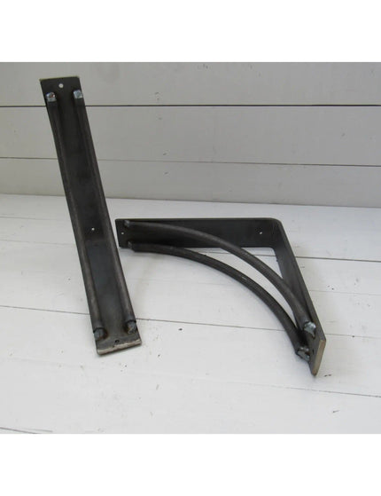 The Niagara Bracket Support Shelf Support 6" Depth x 6" Wall Mount Length Finish Gold Powder Coat | Industrial Farm Co