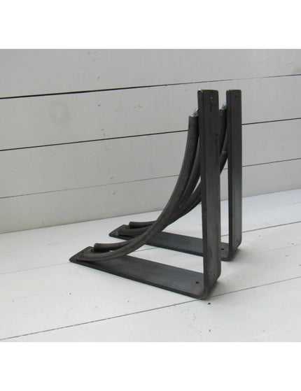 The Niagara Bracket Support Shelf Support 7" Depth x 7" Wall Mount Length Finish Raw - Uncoated Metal | Industrial Farm Co