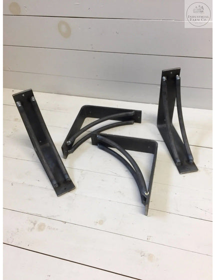 The Niagara Bracket Support Shelf Support 7" Depth x 7" Wall Mount Length Finish Copper Powder Coat | Industrial Farm Co