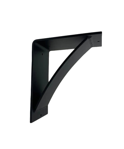 The Nine Mile Mantel Bracket Support Brackets/Corbels 5" Depth x 5" Wall Mount Length Finish Silver Powder Coat | Industrial Farm Co