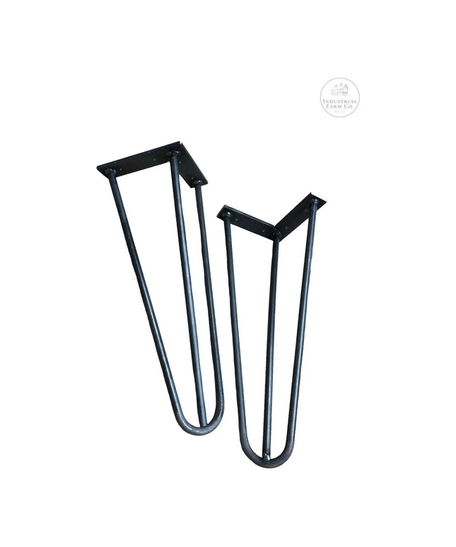 The North Street Steel Pin Legs  Clear Coat   | Industrial Farm Co