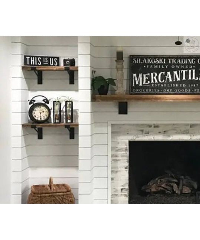 The Norwich Support Bracket Shelf Support 3"  Depth Finish Raw - Uncoated Metal | Industrial Farm Co