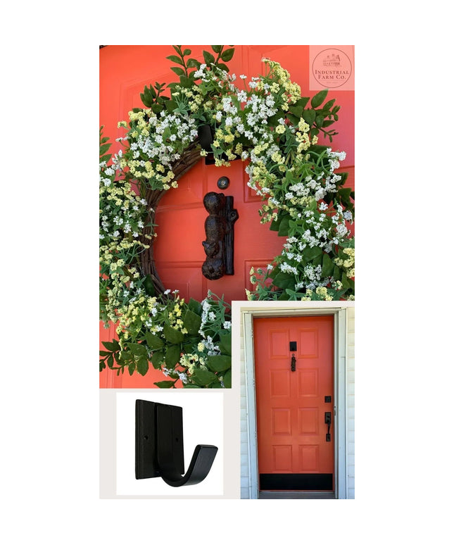 The Dublin Mudroom Hook Hook Gold Powder Coat   | Industrial Farm Co