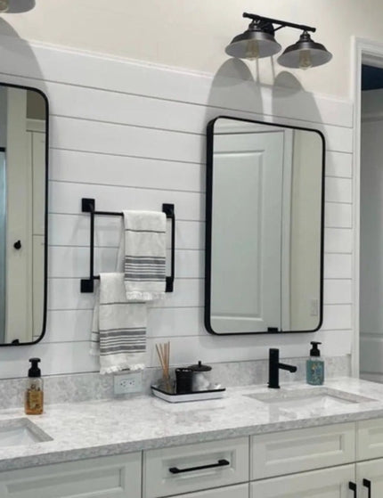 The Parker Hand Towel Holder  Clear Coat   | Industrial Farm Co