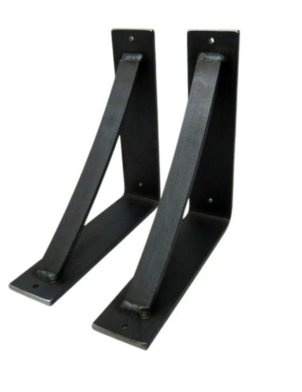 The Pops Bracket Supports Shelf Support 5" Depth x 5" Wall Mount Length Finish Copper Powder Coat | Industrial Farm Co