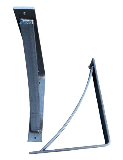 The Rey Bracket Support Shelf Support 5" Depth x 5" Wall Mount Length Finish Black Powder Coat | Industrial Farm Co