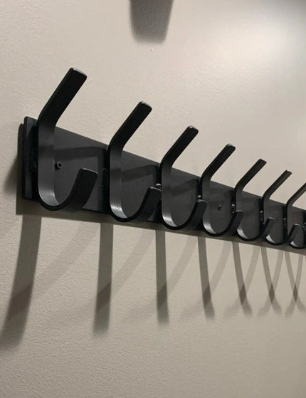 Riseform Wall Mounted Metal Coat Rack Coat Rack 14" Wall Mount Length Finish Clear Coat | Industrial Farm Co