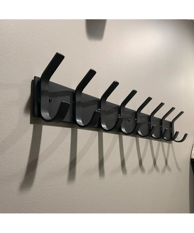 Riseform Wall Mounted Metal Coat Rack Coat Rack 14" Wall Mount Length Finish Clear Coat | Industrial Farm Co