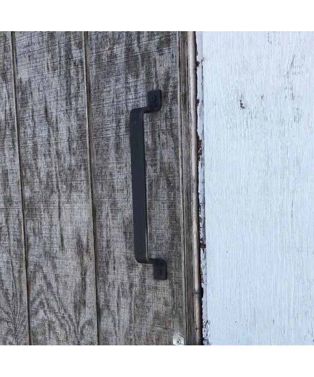 The Sagamore Hill Pull Door Handle/ Pull Black Powder Coat   | Industrial Farm Co