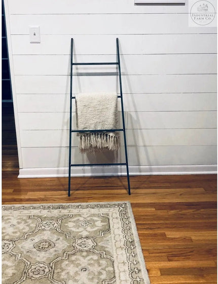 The Tapered Michael Farmhouse Ladder Decorative Ladder 6 ft Tall Finish Copper Powder Coat | Industrial Farm Co