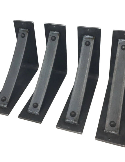 The Troy Shelf Support Shelf Support 5" Depth x 5" Wall Mount Length Finish Raw - Uncoated Metal | Industrial Farm Co