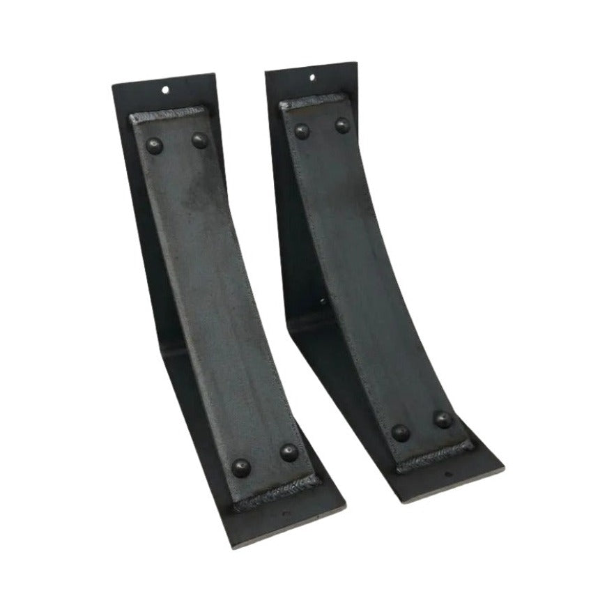 The Utica Support - Sold Individually Brackets/Corbels 6" Depth x 6" Wall Mount Length Finish Raw - Uncoated Metal | Industrial Farm Co