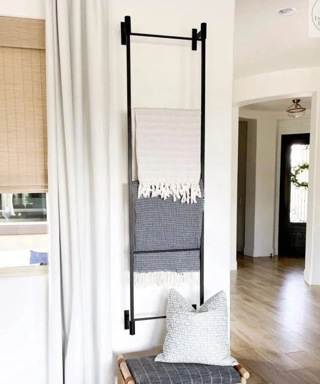 The Wall Mounted Ossit Ladder  2 Feet - 16" Wide Finish Clear Coat | Industrial Farm Co