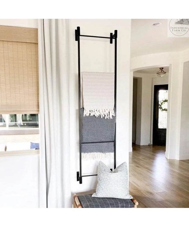 The Wall Mounted Ossit Ladder  2 Feet - 16" Wide Finish Clear Coat | Industrial Farm Co