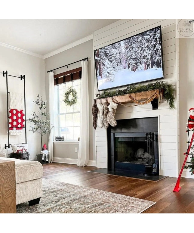 The Wall Mounted Ossit Ladder  3 Feet - 16" Wide Finish Silver Powder Coat | Industrial Farm Co