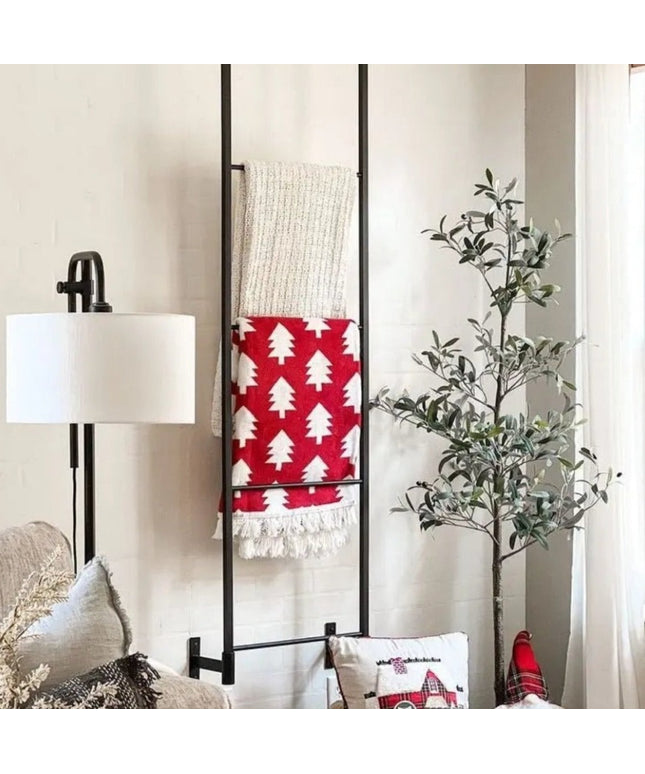 The Wall Mounted Ossit Ladder  3 Feet - 18" Wide Finish Clear Coat | Industrial Farm Co