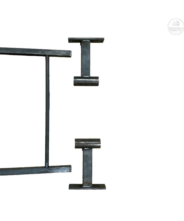 The Wall Mounted Ossit Ladder  3 Feet - 18" Wide Finish Black Powder Coat | Industrial Farm Co