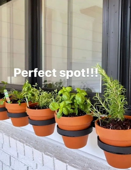 The Yonkers Horizontal Planter Plant Holder 24" Style 4" Pots | Industrial Farm Co