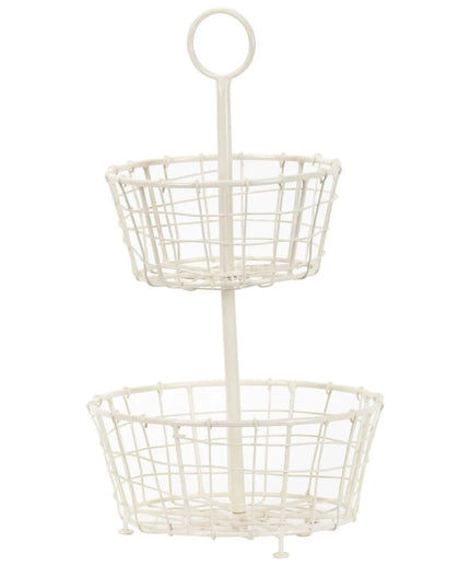 Arlen Tiered Metal Basket     | Industrial Farm Co