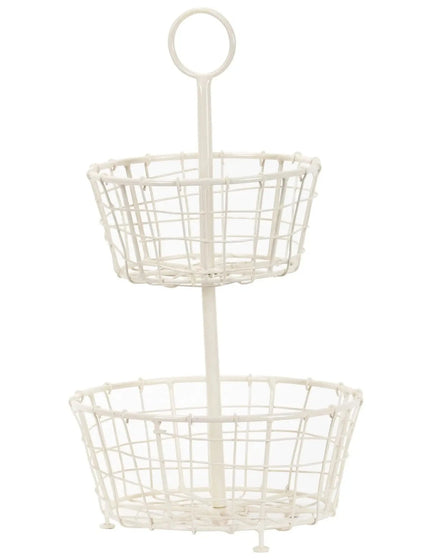 Arlen Tiered Metal Basket     | Industrial Farm Co