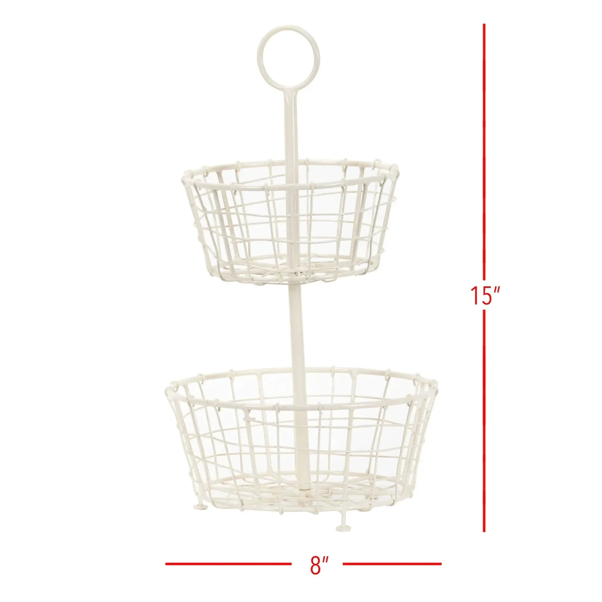 Arlen Tiered Metal Basket     | Industrial Farm Co