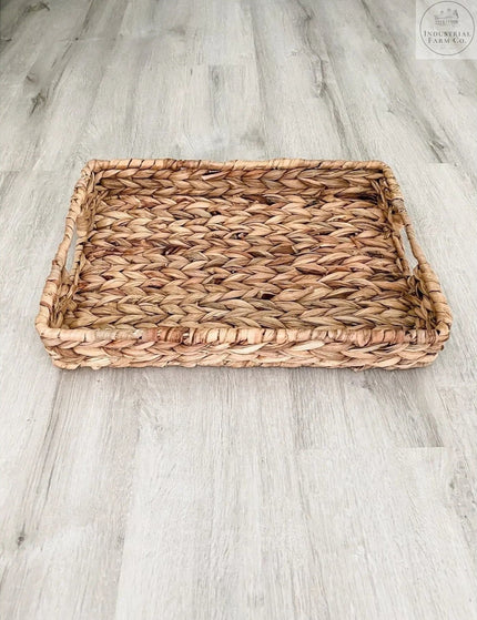 Woven Ottoman Tray     | Industrial Farm Co