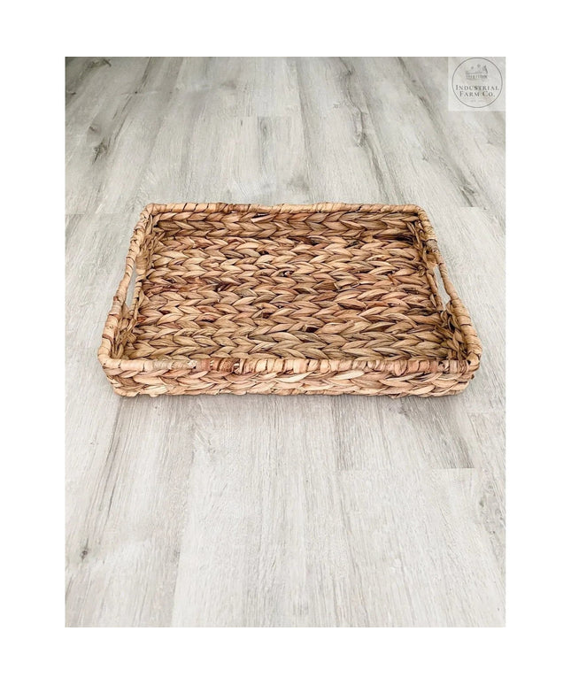 Woven Ottoman Tray     | Industrial Farm Co