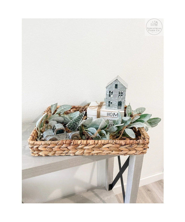 Woven Ottoman Tray     | Industrial Farm Co